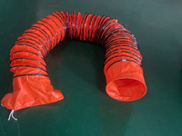 Tuyau de ventilation flexible en PVC robuste de 18 pouces (5 m) pour échappement à pression positive