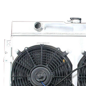 Radiateur de refroidissement tout en aluminium avec cache de ventilateur pour <span class=keywords><strong>Chevrolet</strong></span> Bel Air Biscayne Caprice Chevelle El Camino <span class=keywords><strong>Impala</strong></span> 1965-1969 - Product Image 4