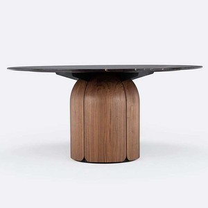 Modern Italian Nordic <strong>Simple</strong> Style High-<strong>end</strong> High Quality Solid Wood Round Dining <strong>Table</strong> - Product Image 2