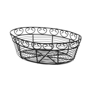 Cestino ovale in filo metallico HENDI 255x160x(H)80mm - Product Image 1