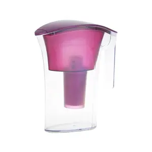 2.5L BPA Freies Aktivkohle Trinken Wasserfilter Filter Verunreinigungen Entfernt Chlor Metalle Sedimente Wasser Filter Krug