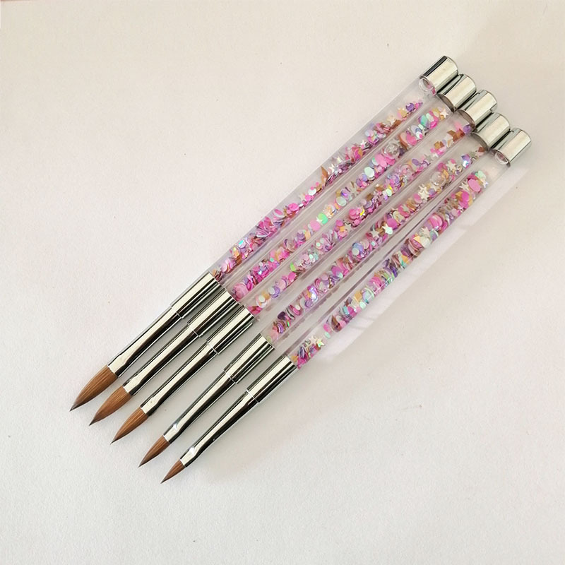 Горячая Распродажа 2020 года! Гелевые кисти для дизайна ногтей Kolinsky Quicksand Rod 50%