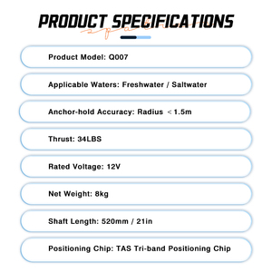 Spatium <strong>TAS</strong> Tri Band Positioning GPS Spot Lock Electric Anchor Trolling Fit Modal F Fishing Kayak Precise Fishing Point Lock - Product Image 3