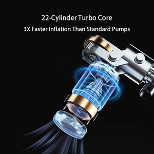 Arrancador de batería de coche portátil DC 5V con compresor de aire de luz LED de 10000mAh para energía de emergencia de camión/motocicleta - Product Image 2