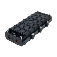 96 Core Fiber Optic Splice Closure Max 4 Trays FTTH 2 Inlet 2 Outlet ABS Mechanical Sealing Waterproof Temperature Range