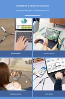 Cable Convertidor de Datos USB2.0 Tipo C con Adaptador de Puerto PD de Carga Rápida de 5A, Blindaje Trenzado, Uso con Banco de Energía, Aleación de Aluminio y Nailon