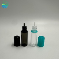Bouteilles en plastique V3 en gros, forme de fût de 10 ml, avec bouchon inviolable pour huiles essentielles, médicaments, jus et liquides, flacon compte-gouttes