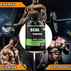 Ausreson OEM Pré-entraînement Suppléments <span class=keywords><strong>BCAA</strong></span> <span class=keywords><strong>2</strong></span> en <span class=keywords><strong>1</strong></span> Capsule Énergie Acides Aminés Pilules de Prise de Poids Suppléments Sportifs 1000mg Capsules <span class=keywords><strong>BCAA</strong></span> - Product Image 3