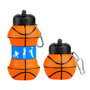 Botella de Agua Plegable de Silicona de 500 ml con Tapa, Taza Plegable Sublimable para Deportes y Correr, para Niños - Product Image 4