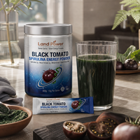 300g de poudre d'énergie verte à base de spiruline |   Mélange de boisson botanique au tomate noire Chengtong pour les journées actives