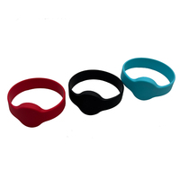 En venta 125Khz Serigrafía Electrónica Niños Adultos NFC RFID Pulsera de silicona Pulsera
