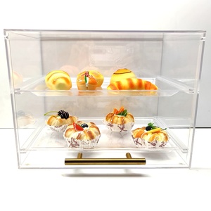 Présentoir à gâteaux en acrylique sur 2 niveaux personnalisé – Présentoir à pâtisseries en acrylique - Product Image 2