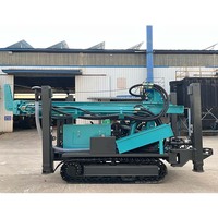 Machine de forage de puits de 350 m pour l'eau, type chenillé, pour forage de puits profonds