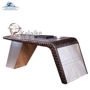 Fábrica al por mayor Vintage aluminio <span class=keywords><strong>Jacobsen</strong></span> Retro giratorio aviador huevo silla alas escritorio para muebles de sala de estar - Product Image 2