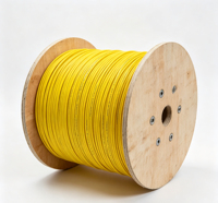 Câble à fibre optique monomode intérieur G652D GJPFJH 4 cœurs