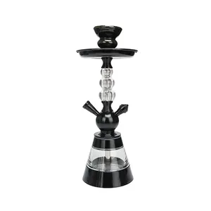 Großhandel neues Design bunte Aluminium Shisha Shisha Stahl Frankreich Acryl Metall Shiha Tabac Chicha Shisha Hukka Shisha Set