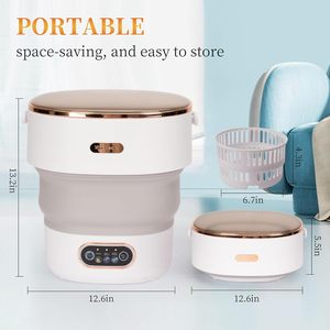 <span class=keywords><strong>Lavadora</strong></span> <span class=keywords><strong>Portátil</strong></span> Mini de 16L, Plegable, 3 Modos de Limpieza <span class=keywords><strong>para</strong></span> Ropa Interior, Ropa de Bebé y Otros Artículos Pequeños, Ideal <span class=keywords><strong>para</strong></span> Apartamentos - Product Image 5