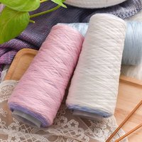 Fil à tricoter en Tencel dégradé de 200g, tricoté et tissé à la main, pour tricoter des pulls, des accessoires de décoration intérieure, etc.