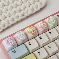 2025 MG Cute Little Girl Artisan 3D Resin Custom Keycaps Model KC-104 ESC Keycap for Mechanical Keyboard
