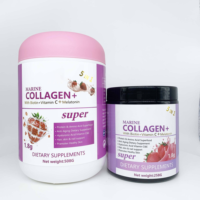 OEM Aanbod Mariene Collageen Peptide Poeder met Biotine & Vitamine C Beauty Supplementen voor Volwassenen Top Voedingskwaliteit