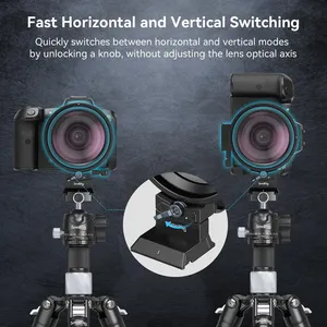 Plaque de montage rotative en aluminium Forv 4300 pour <span class=keywords><strong>Canon</strong></span> R5 <span class=keywords><strong>R5C</strong></span> R6 R6 Mark II, compatible Arca-Type Manfrotto RC2 - Product Image 6