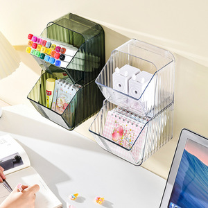 Wall Mounted <b>Storage</b> <b>Box</b> Rectangle Transparent Stackable For Coffee Tea Milk Tea Organizer Desktop <b>Storage</b> Solution - Product Image 3
