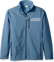 Veste softshell zippée sur le devant pour homme, coupe-vent et résistante à l'eau, idéale pour le travail en extérieur |   Personnalisation de la marque OEM/ODM