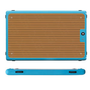 Phao nổi hồ bơi ngoài trời QTMAT, phao nổi dạng đảo, cầu tàu phao nổi cho mô tô nước, có cầu thang - Product Image 5