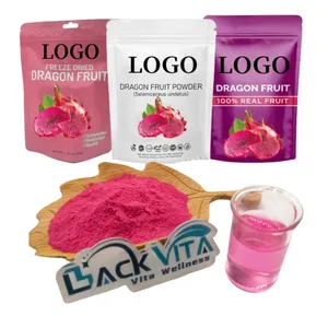 Wholesale Price Freeze Dried Red Dragon Fruit Powder Bulk Pink Pitaya Powder