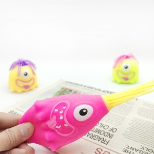 High Quality TPR Animal Flour Monster Hair Pulling Pressure Release Promotional Gift Decompression <b>Squeeze</b> Toys for Kids Adults - Product Image 4