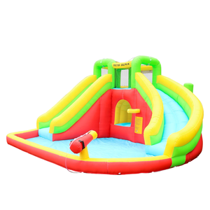 Château de saut à <span class=keywords><strong>Jet</strong></span> <span class=keywords><strong>gonflable</strong></span>, livraison rapide, médecin Dolphin, nouveau, à la mode, <span class=keywords><strong>avec</strong></span> pistolet à <span class=keywords><strong>eau</strong></span> coulissant <span class=keywords><strong>et</strong></span> <span class=keywords><strong>piscine</strong></span>, fabricant en chine - Product Image 1