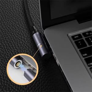 MAGNETIC 100W Câble de charge rapide Type-C à DC Port carré Port rond Câble de conversion <span class=keywords><strong>pour</strong></span> <span class=keywords><strong>ordinateur</strong></span> portable sans prise Câble de leurre PD - Product Image 4