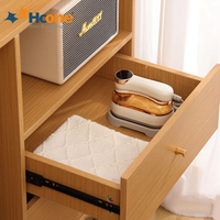 Venta caliente 45mm de ancho silencioso telescópico SPCC rodamiento de bolas Hardware 3 secciones cajón gabinete muebles riel deslizante para uso en la cocina