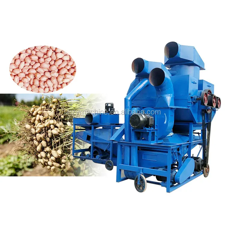 Otomatik yer fıstığı kabuğu soyma makinesi fıstık sheller dehuller makinesi