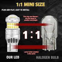 Ampoules LED pour voiture HCLIGHTS, prix d'usine, ambre rouge, 3014 3030 6V 12V 24V T25 T20 BA15S S25