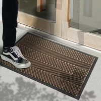 Tapis d'entrée commercial exclusif de haute qualité, impression personnalisée, tapis moderne avec logo, lavable, pour usage domestique ou hôtelier