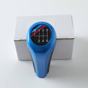 Poignée de levier de vitesse en cuir ergonomique pour BMW 5 6 vitesses, boîte de vitesses manuelle - Product Image 2