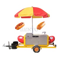 Chariot de nourriture haute performance Hot Dog mobile/Chariot de hot-dog mobile/Machine à hot-dogs