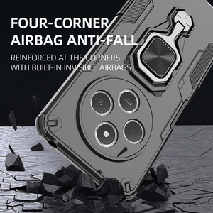 Capa Protetora de Armadura Anti-Impacto com Anel Giratório 360 e Suporte para Xiaomi Redmi <span class=keywords><strong>14C</strong></span> Note 14 4G e Redmi Note 14 Pro 4G - Product Image 5