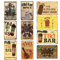 Letreros Metálicos Pintados Vintage para Decoración del Hogar - Estilo Retro Cola con Diseño Personalizado, Impresión Digital y Acabado Oxidado