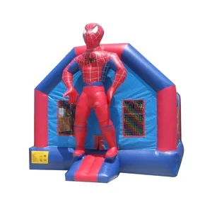 Inflatable स्पाइडरमैन बाउंसर घर बच्चों Inflatable स्पाइडर मैन कूद महल