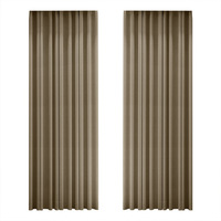 Rideaux occultants épais en polyester-coton anti-formaldéhyde, style moderne et luxueux, pour fenêtres pleine hauteur