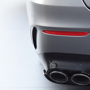 Mercedes-Benz CLA-Class Rear Bumper Canards Carbon Fiber Texture ABS Adhesive <b>Car</b> <b>Decals</b> 2020+ - Product Image 1