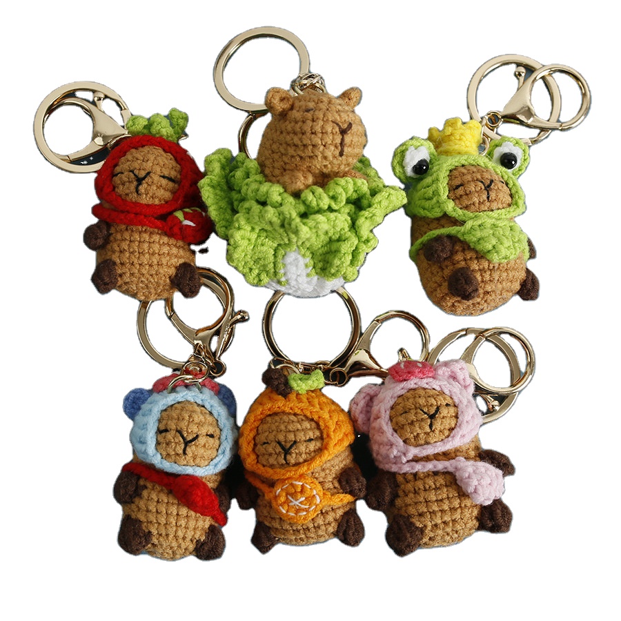 Handmade Crochet Keychains Customizable and Cute
