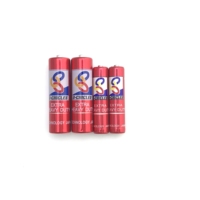 Pile AA (R6) au zinc-carbone non rechargeable 1,5 V à 3 cercles pour appareils ménagers, jouets, électronique grand public et outils électriques