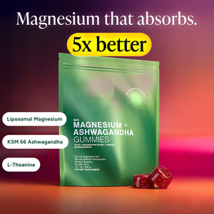 Compléments Nutritionnels OEM : Gommes de Magnésium <span class=keywords><strong>Thréonate</strong></span> 500mg pour Adultes - Soutien Énergétique - Product Image 1