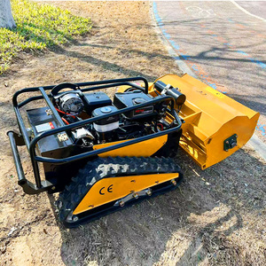 High-power <strong>Flail</strong> Lawn <strong>Mower</strong> 800mm Self Powered <strong>Remote</strong> Control Garden Lawn Mowers - Product Image 1
