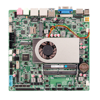 Nueva Placa Base Mini ITX Delgada con CPU Integrada Intel Skylake Serie U de 4.ª Generación, I3 4005U/I7 6650U, 4K HD-MI, Doble NIC, DDR3 16GB