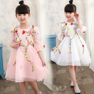 Latest Design Wholesale Kids Beautiful Lace Baby Girl Cotton <b>Dresses</b> - Product Image 2