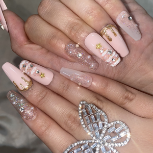 Label privé ongles courts de cercueil à presser faux kit d'<span class=keywords><strong>art</strong></span> d'<span class=keywords><strong>ongle</strong></span> de <span class=keywords><strong>noël</strong></span> français fait à la main personnaliser gel de <span class=keywords><strong>noël</strong></span> à presser sur les ongles - Product Image 2